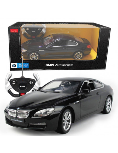 Masina Cu Telecomanda Bmw Seria 6 Negru Cu Scara 1 La