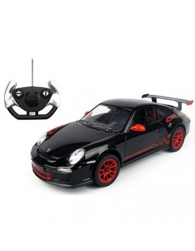 Masina Cu Telecomanda Porsche Gt3 Negru Cu Scara 1 La