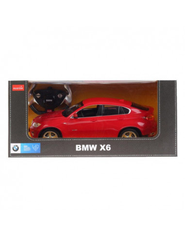 Masina Cu Telecomanda Bmw X6 Rosu Cu Scara 1 La 14,Ras31400_Rosu