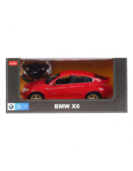 Masina Cu Telecomanda Bmw X6 Rosu Cu Scara 1 La 14,Ras31400_Rosu