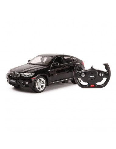 Masina Cu Telecomanda Bmw X6 Negru Cu Scara 1 La