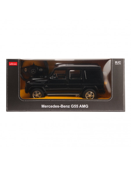 Masina Cu Telecomanda Mercedes-benz G55 Negru Cu Scara 1 La
