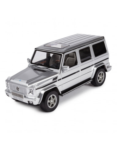 Masina Cu Telecomanda Mercedes-benz G55 Argintiu Cu Scara 1 La