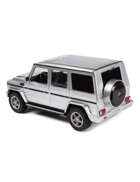 Masina Cu Telecomanda Mercedes-benz G55 Argintiu Cu Scara 1 La