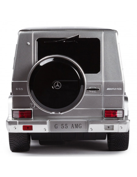 Masina Cu Telecomanda Mercedes-benz G55 Argintiu Cu Scara 1 La