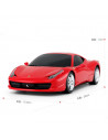 Masina Cu Telecomanda Ferrari 458 Italia Scara 1 La 18,Ras53400