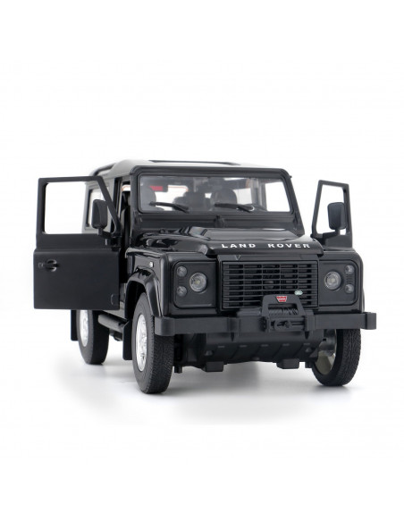 Masina Cu Telecomanda Land Rover Defender Negru Cu Scara 1 La