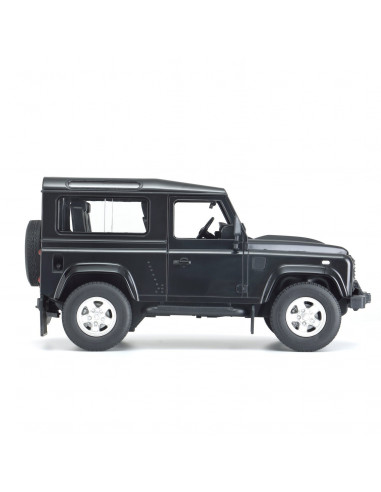 Masina Cu Telecomanda Land Rover Defender Negru Cu Scara 1 La