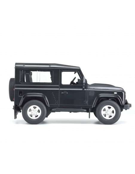 Masina Cu Telecomanda Land Rover Defender Negru Cu Scara 1 La