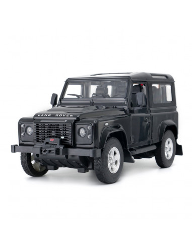 Masina Cu Telecomanda Land Rover Defender Negru Cu Scara 1 La