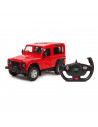 Masina Cu Telecomanda Land Rover Defender Rosu Cu Scara 1 La