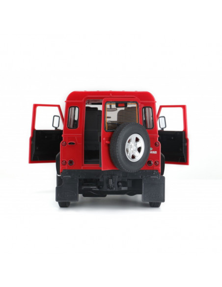 Masina Cu Telecomanda Land Rover Defender Rosu Cu Scara 1 La