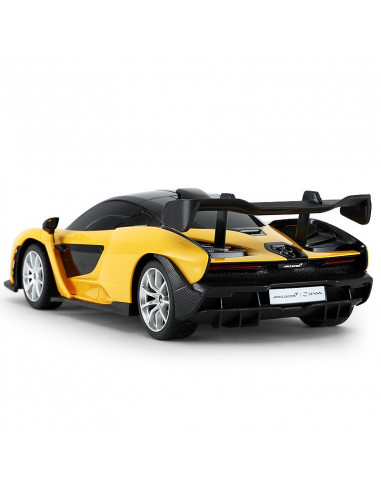 Masina Cu Telecomanda Mclaren Senna Galben Cu Scara 1 La