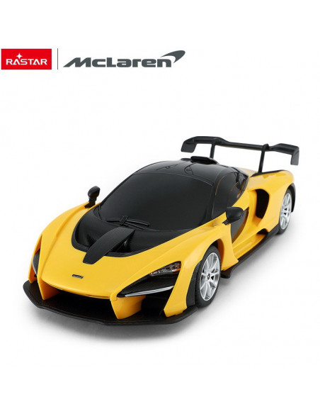 Masina Cu Telecomanda Mclaren Senna Galben Cu Scara 1 La