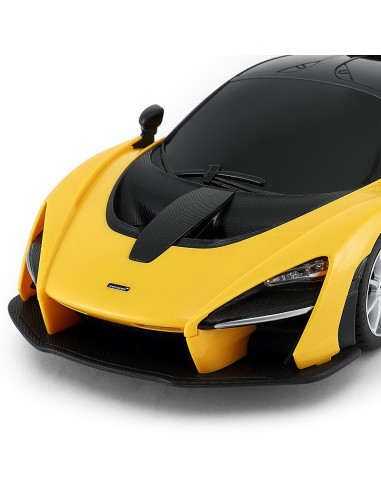 Masina Cu Telecomanda Mclaren Senna Galben Cu Scara 1 La
