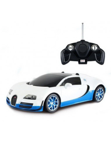 Masina Cu Telecomanda Bugatti Grand Sport Vitesse Alb Cu Scara