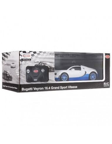 Masina Cu Telecomanda Bugatti Grand Sport Vitesse Alb Cu Scara