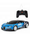 Masina Cu Telecomanda Bugatti Chiron Albastru Cu Scara 1 La