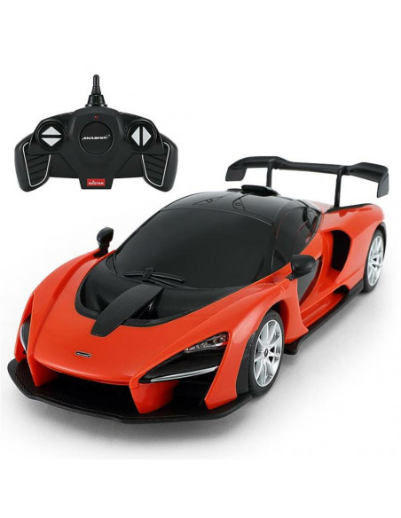 Masina Cu Telecomanda Mclaren Senna Portocaliu Cu Scara 1 La