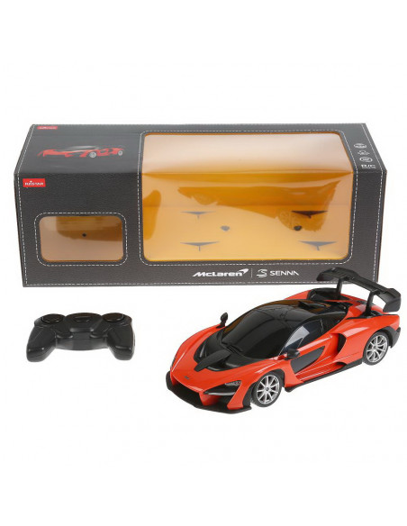 Masina Cu Telecomanda Mclaren Senna Portocaliu Cu Scara 1 La