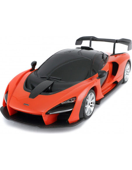 Masina Cu Telecomanda Mclaren Senna Portocaliu Cu Scara 1 La