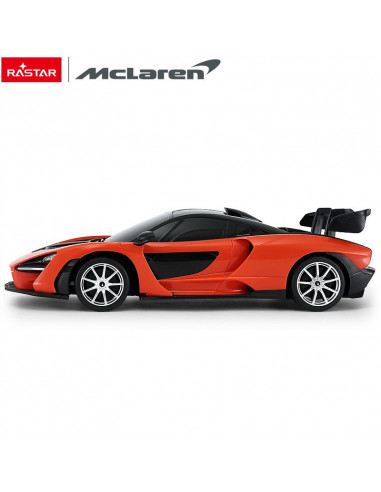 Masina Cu Telecomanda Mclaren Senna Portocaliu Cu Scara 1 La
