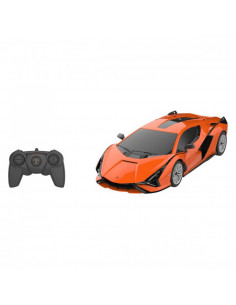 Masina Cu Telecomanda Lamborghini Sian Portocaliu Cu Scara 1 La
