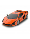 Masina Cu Telecomanda Lamborghini Sian Portocaliu Cu Scara 1 La