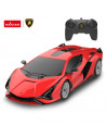Masina Cu Telecomanda Lamborghini Sian Rosu Cu Scara 1 La