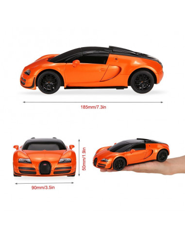 Masina Cu Telecomanda Bugatti Grand Sport Vitesse Portocaliu Cu
