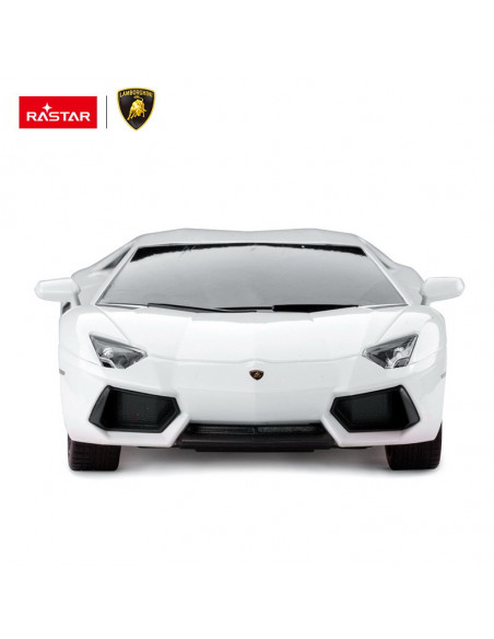 Masina Cu Telecomanda Lamborghini Aventador Alb Cu Scara 1 La