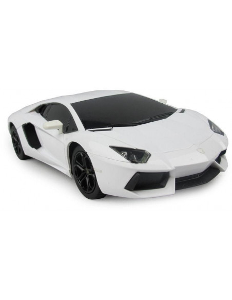 Masina Cu Telecomanda Lamborghini Aventador Alb Cu Scara 1 La