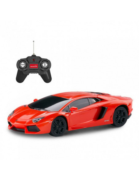 Masina Cu Telecomanda Lamborghini Aventador Rosu Cu Scara 1 La
