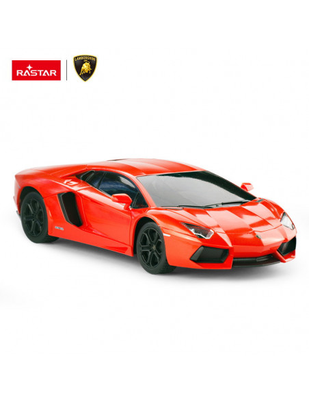 Masina Cu Telecomanda Lamborghini Aventador Rosu Cu Scara 1 La