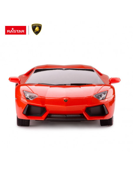 Masina Cu Telecomanda Lamborghini Aventador Rosu Cu Scara 1 La