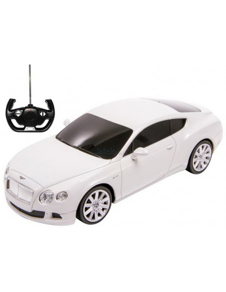 Masina Cu Telecomanda Bentley Continental Gt Alb Cu Scara 1 La