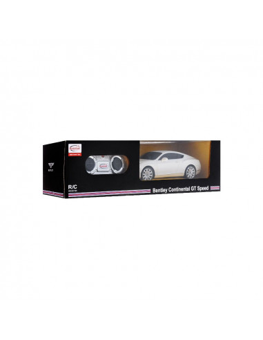 Masina Cu Telecomanda Bentley Continental Gt Alb Cu Scara 1 La