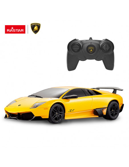 Masina Cu Telecomanda Lamborghini Murcielago Lp670 Galben Cu