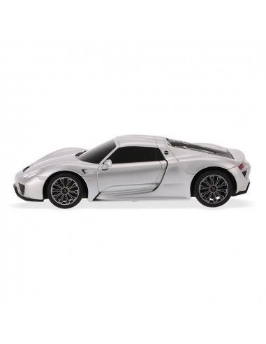 Masina Cu Telecomanda Porsche 918 Spyder Argintiu Cu Scara 1 La