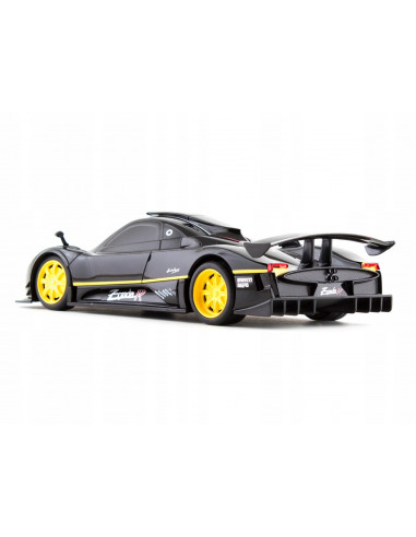 Masina Cu Telecomanda Pagani Zonda R Negru Cu Scara 1 La