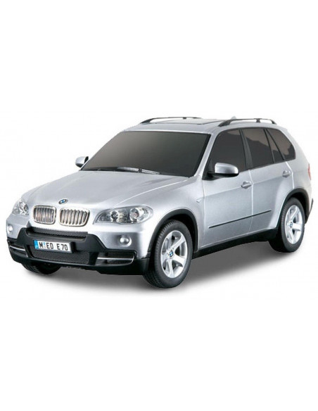 Masina Cu Telecomanda Bmw X5 Argintiu Cu Scara 1 La