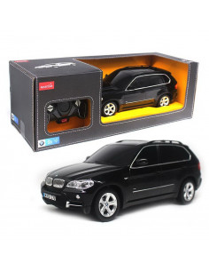 Masina Cu Telecomanda Bmw X5 Negru Cu Scara 1 La 2