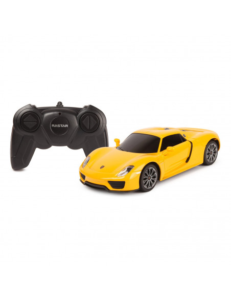 Masina Cu Telecomanda Porsche 918 Spyder Galben Cu Scara 1 La