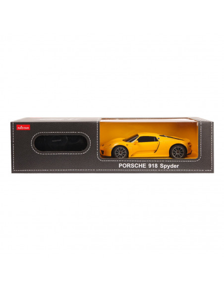 Masina Cu Telecomanda Porsche 918 Spyder Galben Cu Scara 1 La