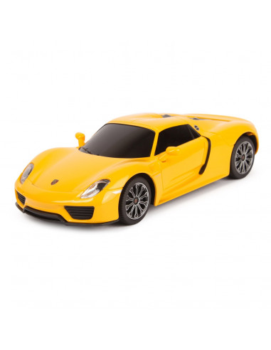 Masina Cu Telecomanda Porsche 918 Spyder Galben Cu Scara 1 La