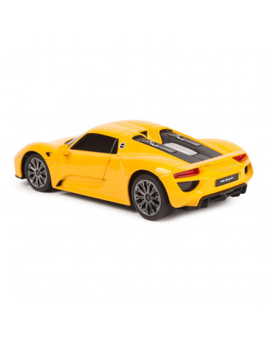 Masina Cu Telecomanda Porsche 918 Spyder Galben Cu Scara 1 La