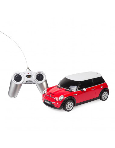 Masina Cu Telecomanda Minicooper Rosu Cu Scara 1 La