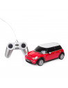 Masina Cu Telecomanda Minicooper Rosu Cu Scara 1 La