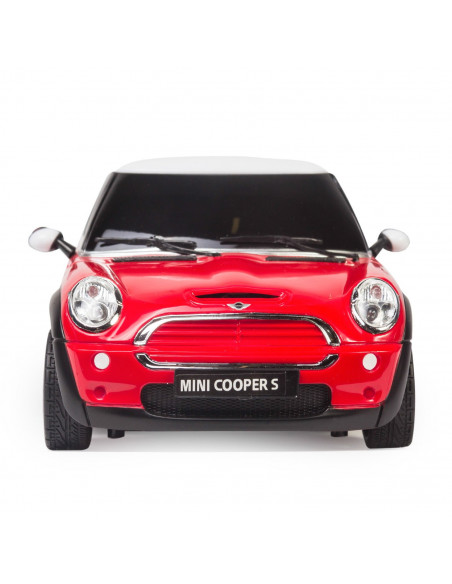 Masina Cu Telecomanda Minicooper Rosu Cu Scara 1 La