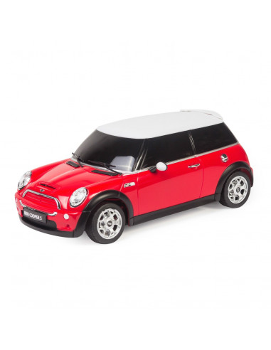Masina Cu Telecomanda Minicooper Rosu Cu Scara 1 La